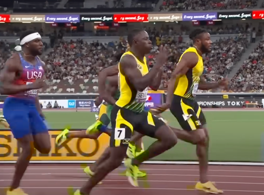 Oblique Seville Makes History in Tokyo with 100m Gold