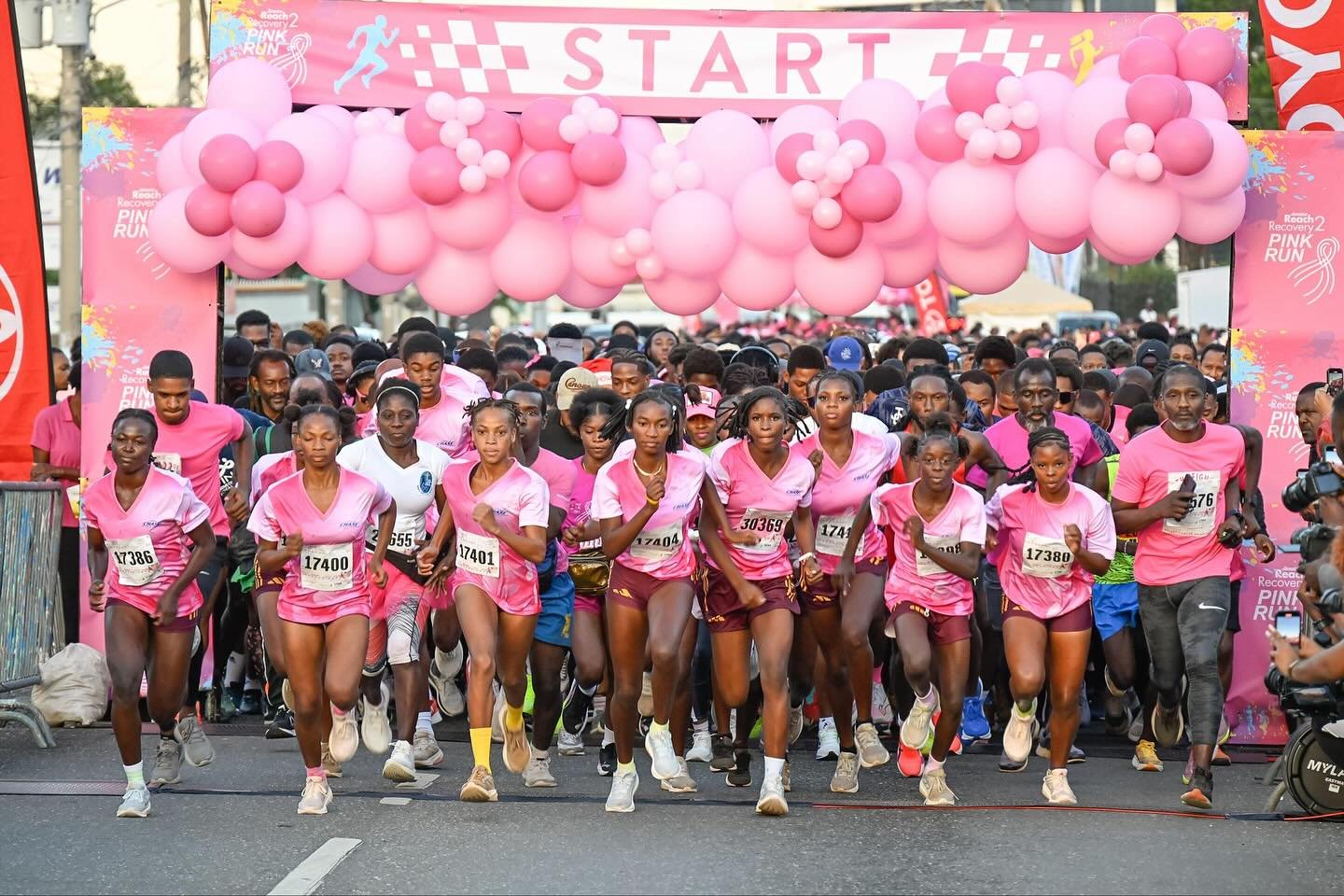 Jamaicans Unite at the 5K Pink Run for Breast Cancer Awareness and Hurricane Melissa Relief