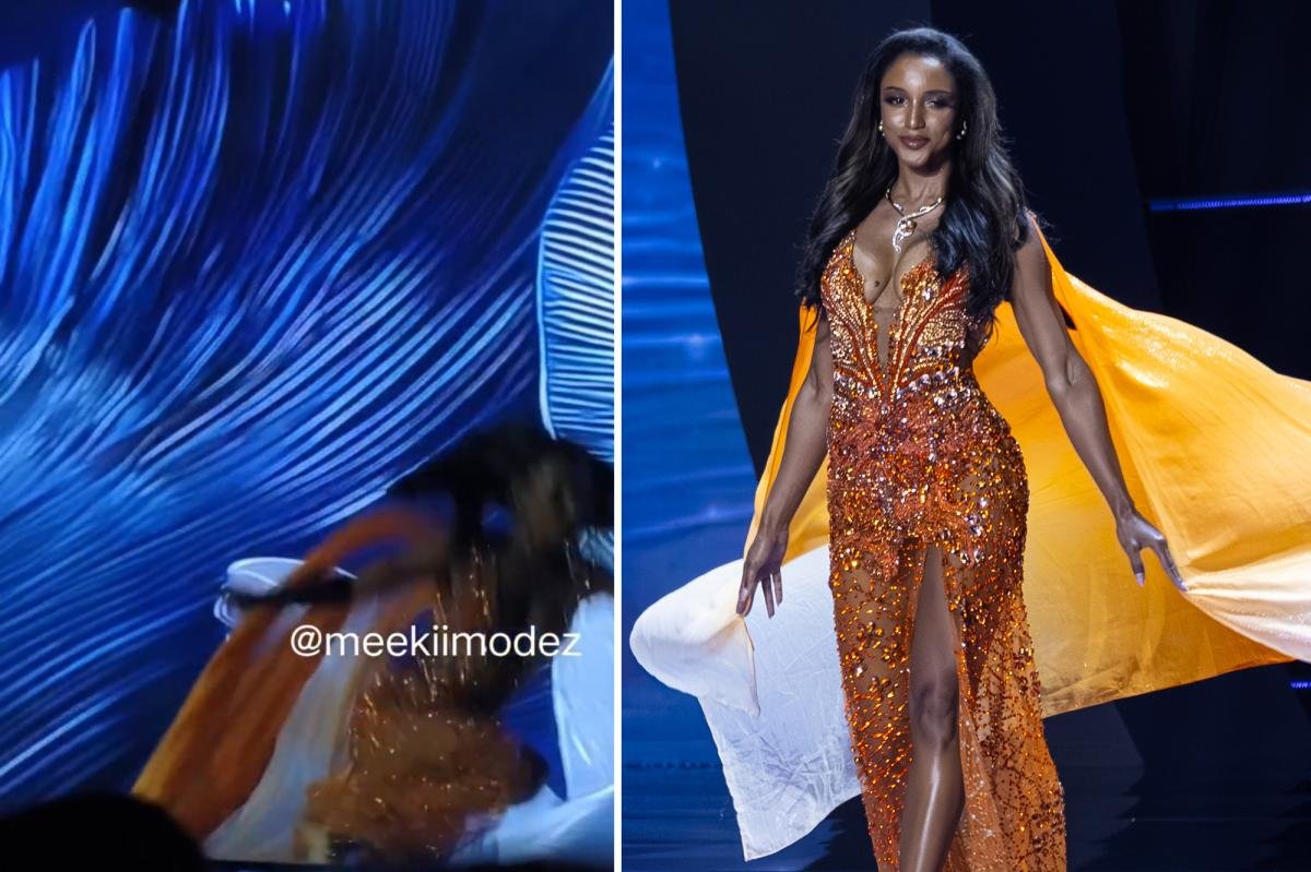 A Frightening Moment on the Miss Universe Stage