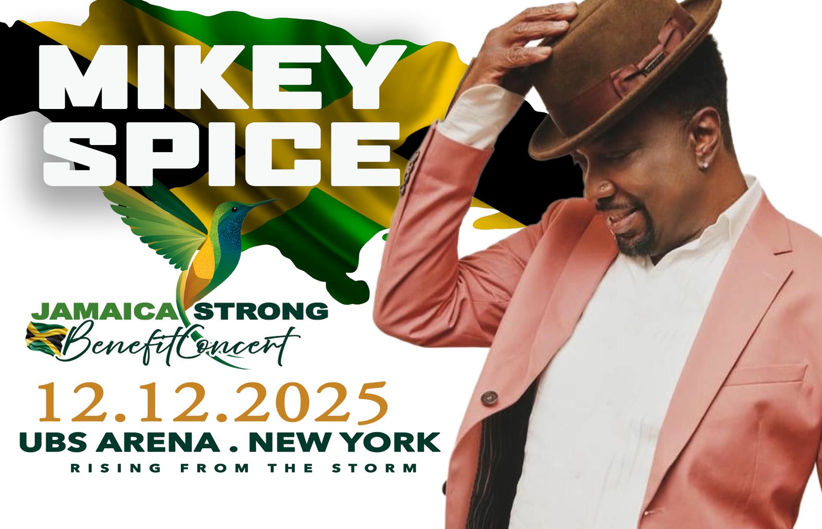Mikey Spice Confirmed for the Jamaica Strong Benefit Concert! 🇯🇲